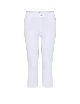 Pantalon coupe droite 7/8 MARY C blanc 34 (kurz)