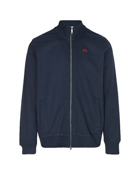 Sweat-shirt zippé bleu marine XXL