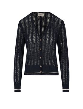 Gilet traditionnel en tricot LUAKIRELLA bleu marine M