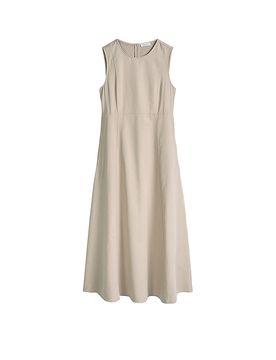 Midikleid marron clair 42