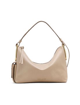 Sac en cuir - Hobo Bag SCENE Large crème