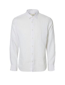 Chemise en lin SLHREGKYLIAN-LINEN blanc XL