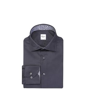 Chemise business coupe classique bleu marine 43