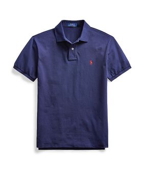 Polo Slim Fit bleu marine XL