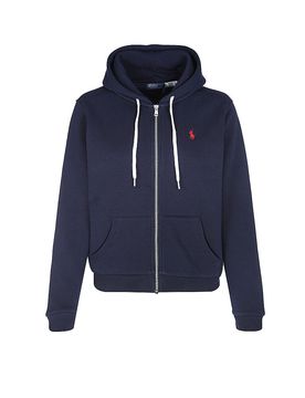 Sweat-shirt à capuche bleu marine XL
