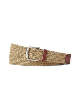 Ceinture tressée beige XL