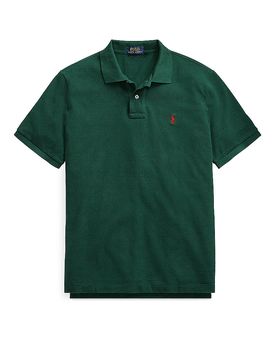 Poloshirt Slim Fit vert foncé M