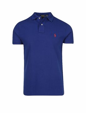Poloshirt Slim Fit bleu M