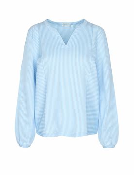 T-shirt à manches longues bleu M