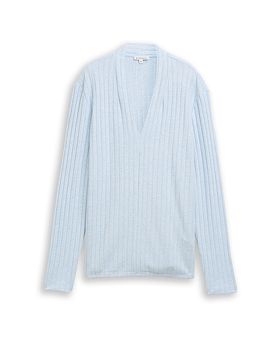 T-shirt à manches longues bleu clair XL
