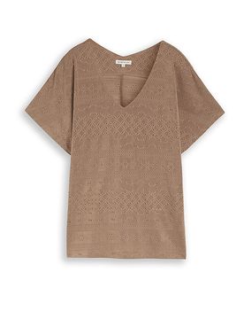 Tom Tailor T-shirt camel XXXL