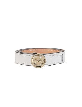 Ceinture en cuir MILLER crème XL