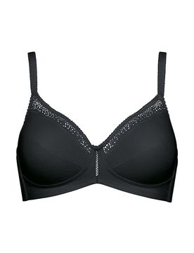 Soutien-gorge sans armatures COTTON BEAUTY N black noir 90B