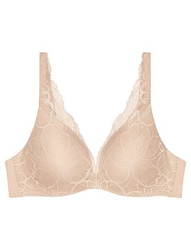 Soutien-gorge à armatures BODY MAKE-UP ILLUSION LACE nude beige beige 85C