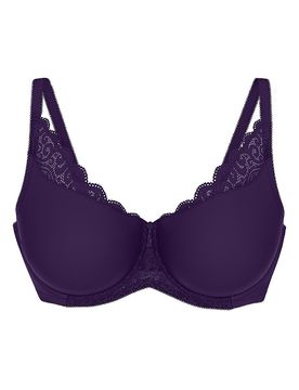 Soutien-gorge minimiseur AMOURETTE violet royal lilas 90C