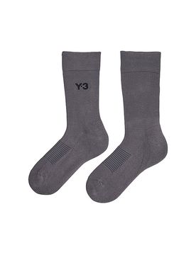 Y-3 Chaussettes granit noir M