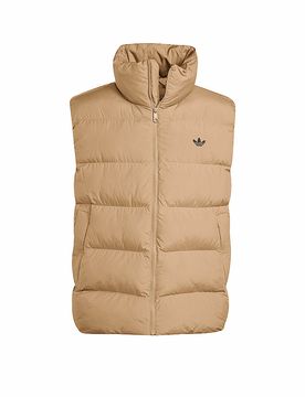 Gilet imbottito COMMERCIAL cammello S