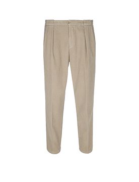 Pantaloni in velluto a coste PORTOBELLO crema 54