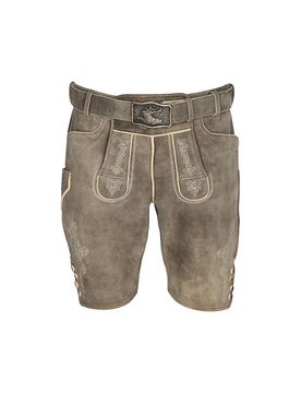 Pantaloni in pelle KARLO marrone 52