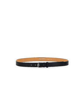 Cintura in pelle nero 85