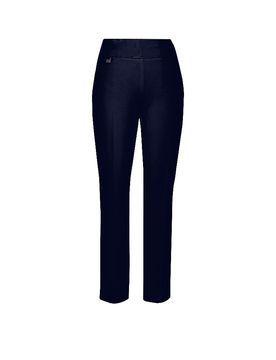 Pantaloni a vita alta slim fit blu 40