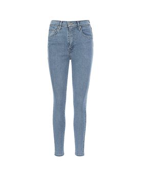 Jeans a vita alta super skinny fit Mile blu 32/L30
