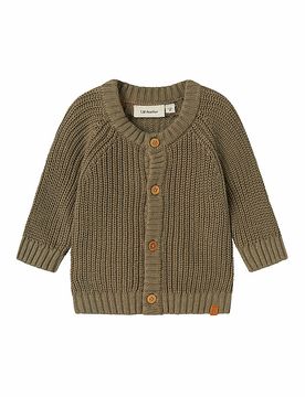 Cardigan in maglia NBNEMLEN per neonato oliva 56