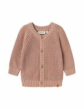 Cardigan in maglia per neonato NBNEMLEN rosa 62