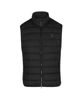 Gilet trapuntato nero XXL