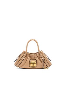 Borsa in pelle - Mini Bag THE SMALL SATCHEL beige