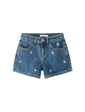 Shorts da ragazza NKFBELLA blu 92
