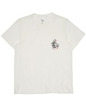 Nudie Jeans T-Shirt ROY bianco S