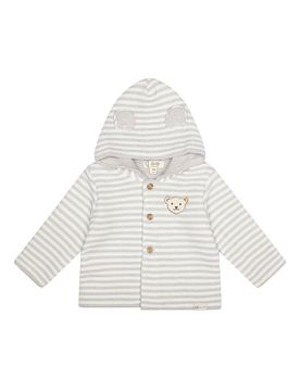 Cardigan in maglia per neonato grigio chiaro 56