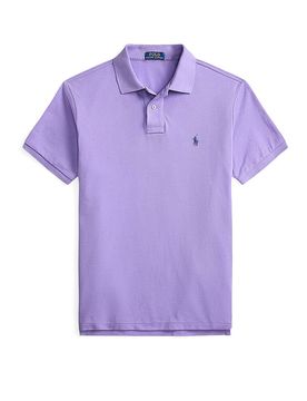 Polo Custom Slim Fit lilla S