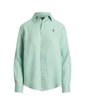 Blusa di lino menta L