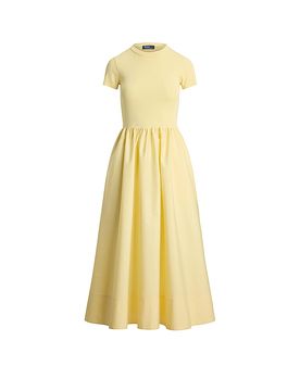 Ralph Lauren Mididress giallo M