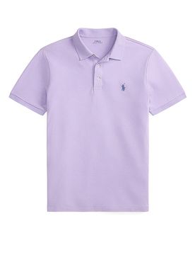 Polo Custom Slim Fit lilla XXL