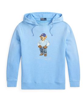 Felpa con cappuccio - Hoodie azzurro M
