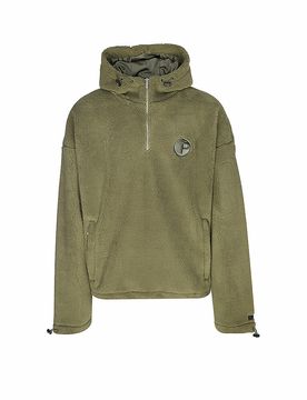 Kapuzensweater - Felpa con cappuccio FALL TEDDY oliva L