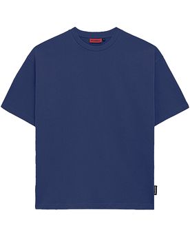 T-shirt vestibilità oversize blu L