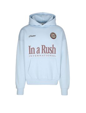 Felpa con cappuccio - Hoodie azzurro XL