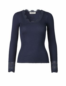 Rosemunde Langarmshirt blu XS