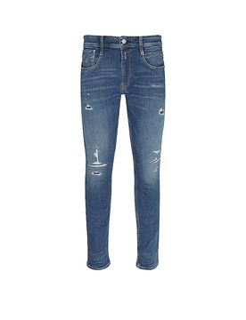 Jeans Slim Fit ANBASS 573 BROKEN REPAIR blu 32/L34
