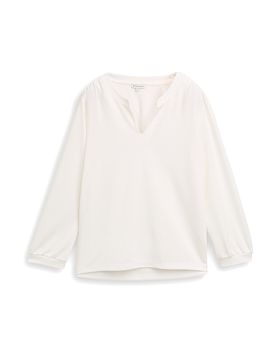 Maglietta a maniche lunghe bianco L
