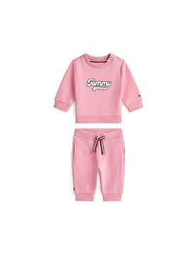 Set neonato 2 pezzi felpa e pantaloni da jogging rosa 68