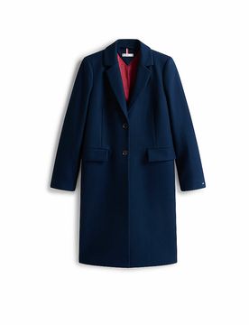 Cappotto di lana blu 40