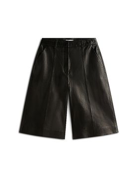 Pantaloni in pelle nero 38
