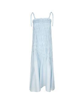 Tory Burch Mididress azzurro XS