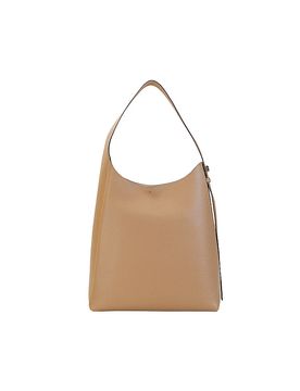 Borsa in pelle - Hobo Bag ROMY beige