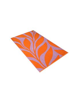 Telo mare in velluto 100x180cm OCEAN LEAF Arancione arancione